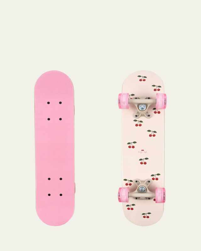 Cherry-Print Light Up Skateboard